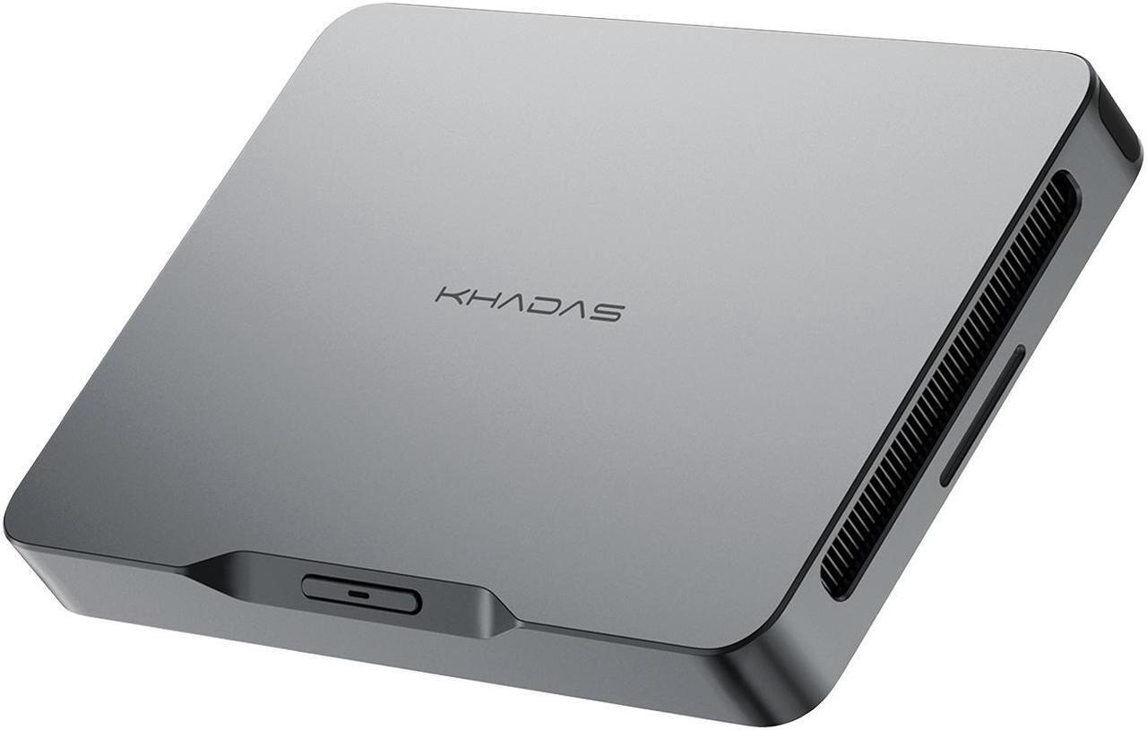 Main image of Khadas Mind 2 AI Mini PC Intel Ultra 7 155H with 5.55Wh Standby Battery, ThunderBolt4, USB4, 64GB LPDDR5 RAM, 2TB PCIe 4.0 SSD, WiFi 6E, BT5.3, Portable Computer for Business Home, Silver