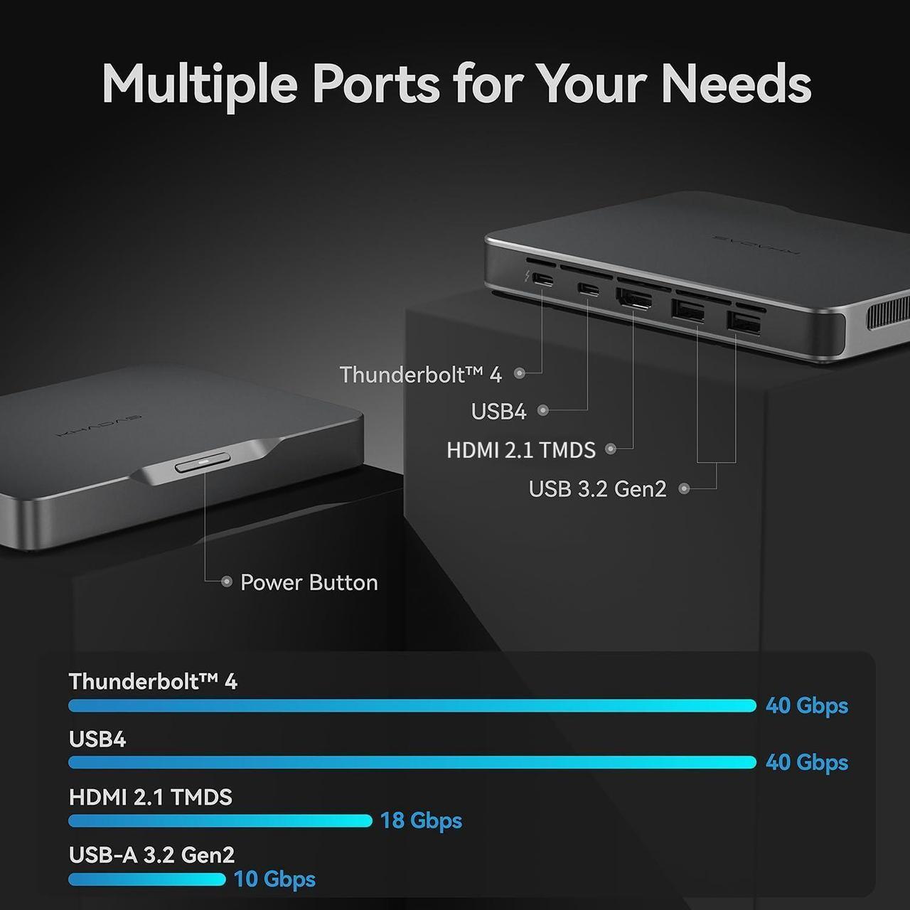 Alt view image 3 of 7 - Khadas Mind 2 AI Mini PC Intel Ultra 7 155H with 5.55Wh Standby Battery, ThunderBolt4, USB4, 64GB LPDDR5 RAM, 2TB PCIe 4.0 SSD, WiFi 6E, BT5.3, Portable Computer for Business Home, Silver