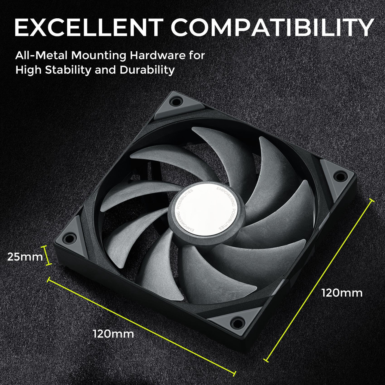 Open Box: TRYX ROTA PRO 120 120mm Case Fan 4-Pin PWM LCP Material FDB Case Fan 2250RPM with 81.32CFM Airflow High-Performance Quiet PC Case Fan - Newegg.com - Open Box condition - Image 14