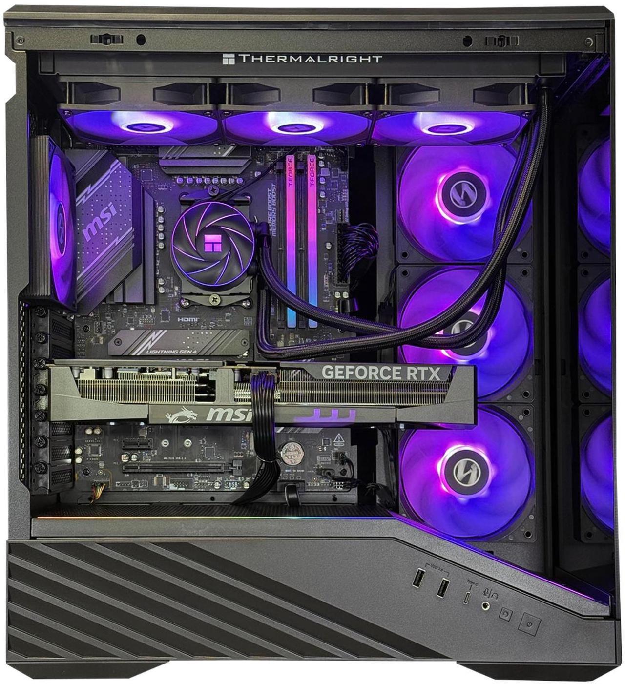 Alt view image 2 of 3 - Andromeda Insights Elite 50 Vector - RTX 5070 Ti 16GB GDDR7 | Ryzen 7 9800X3D 4.7 GHz (5.2 GHz Turbo Boost) | 32GB DDR5 6000MHz | 2TB Gen4 SSD | 850W Gold PSU | ARGB Fans | Wi-Fi + BT | Win 11