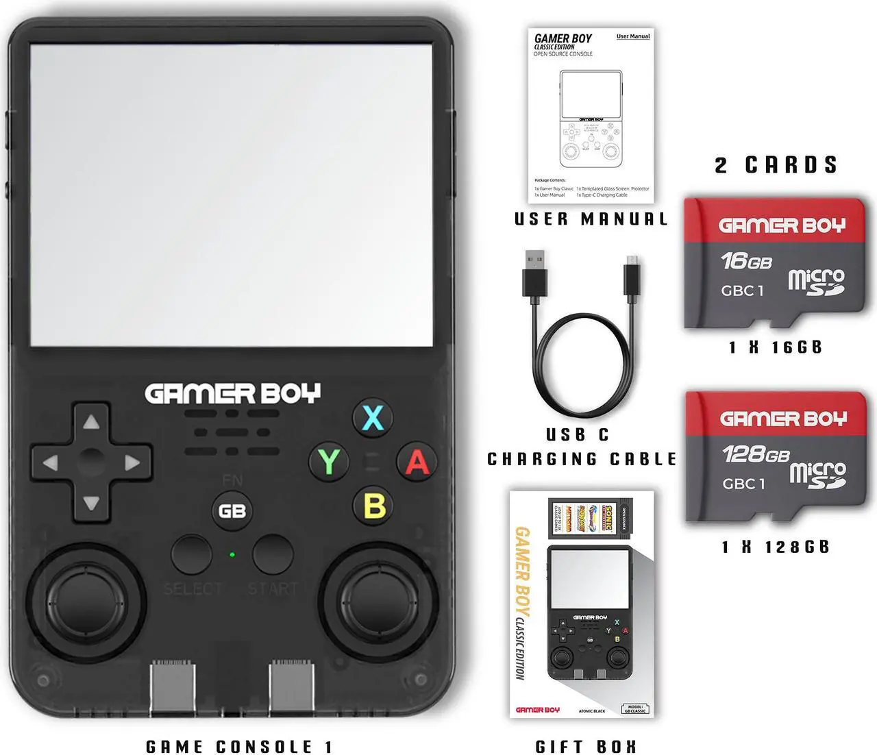 Alt view image 2 of 4 - GAMER BOY  Classic Edition (2024) - Atomic Black