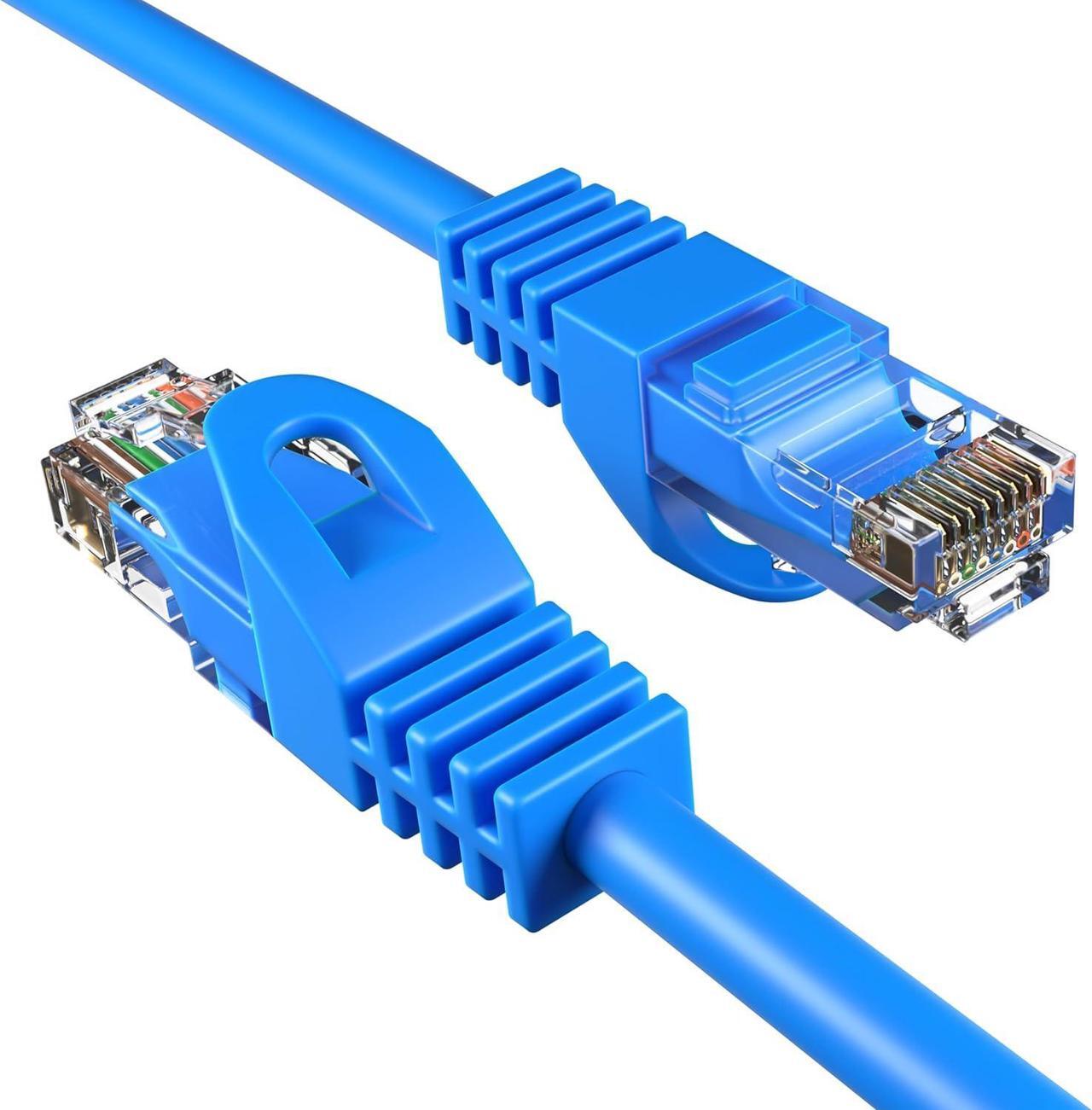 Main image of Cables Direct Online Cat5e 25FT Ethernet Patch Cable, 350MHz - Compatible with PC, Laptop, Modem, Router, TVs, Printers, Consoles for Home/Office, Blue
