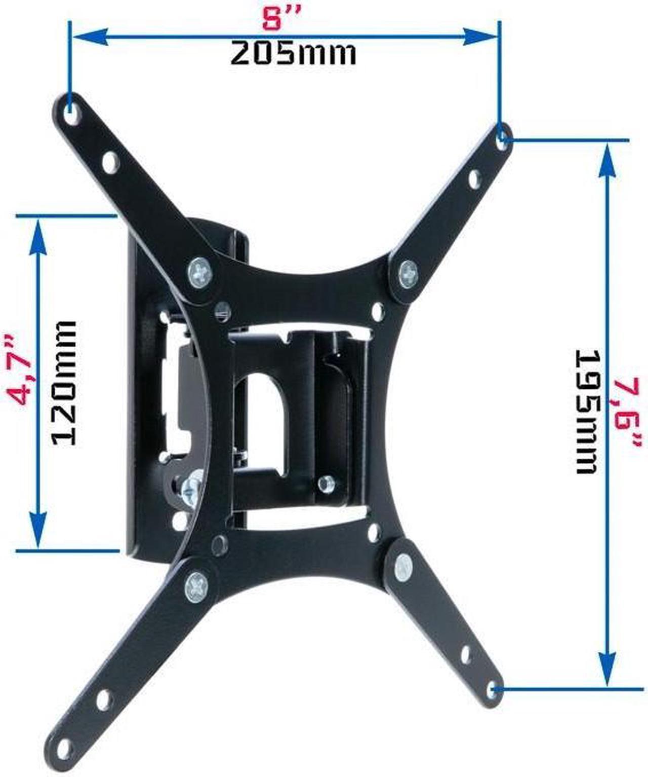 Alt view image 3 of 4 - Cables Direct Online TV Wall Mount Bracket 13-37 inch LED LCD TV Slim Flat Swivel Tilt VESA Bracket, Easy Installation