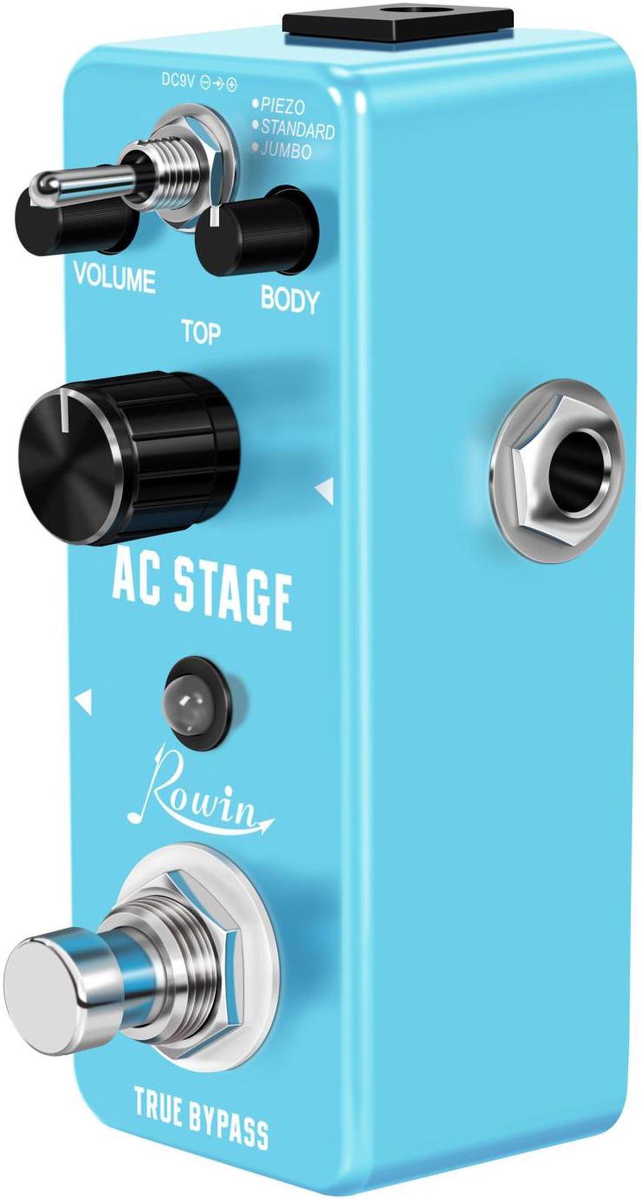 Alt view image 4 of 5 - Rowin LEF-320 AC Stage Guitar Pedal Effect Analog Acoustic Pedals For Guitars Guitarist Analog Effectors Piezo Standard Jumbo True Bypass
