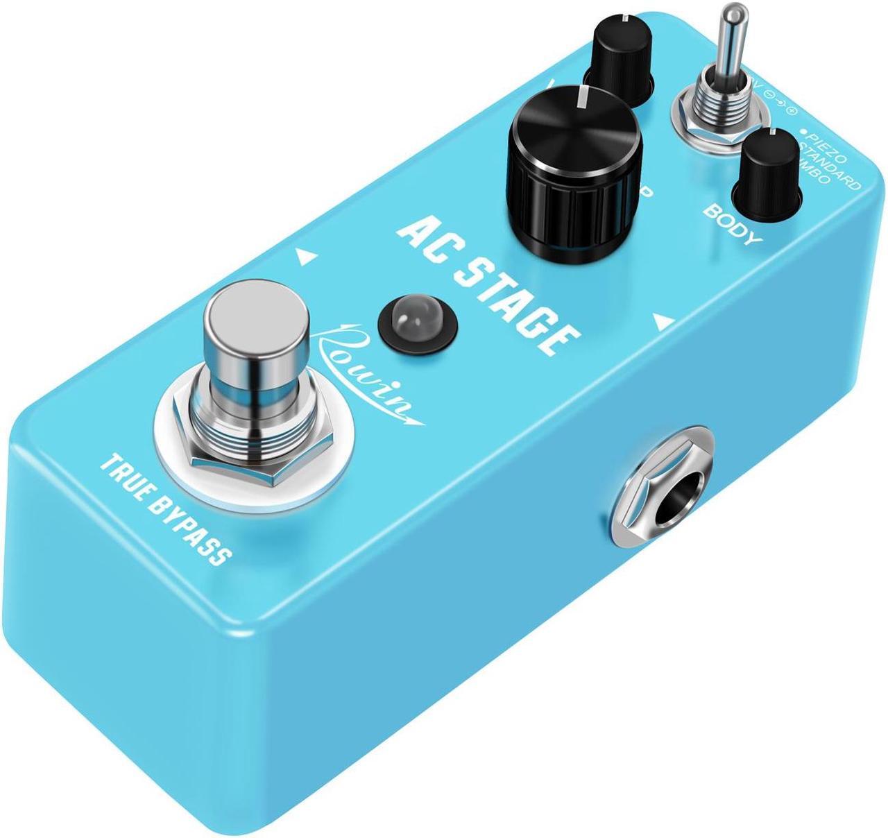 Alt view image 2 of 5 - Rowin LEF-320 AC Stage Guitar Pedal Effect Analog Acoustic Pedals For Guitars Guitarist Analog Effectors Piezo Standard Jumbo True Bypass