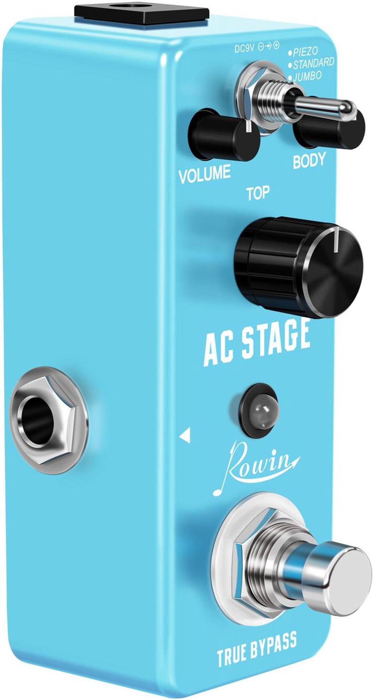 Alt view image 5 of 5 - Rowin LEF-320 AC Stage Guitar Pedal Effect Analog Acoustic Pedals For Guitars Guitarist Analog Effectors Piezo Standard Jumbo True Bypass