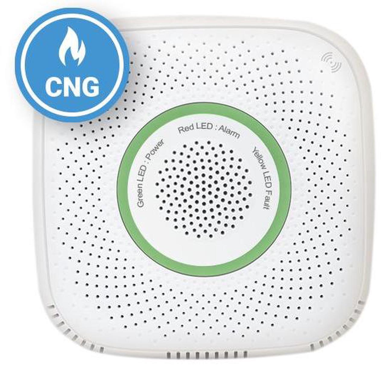 Alt view image 2 of 6 - Shelly Gas CNG detector | Wi-Fi Smart Gas Sensor with Sound and Light Alarm | Certified | Flame Resistant | Wire-free | Scene Activation | iOS & Android App