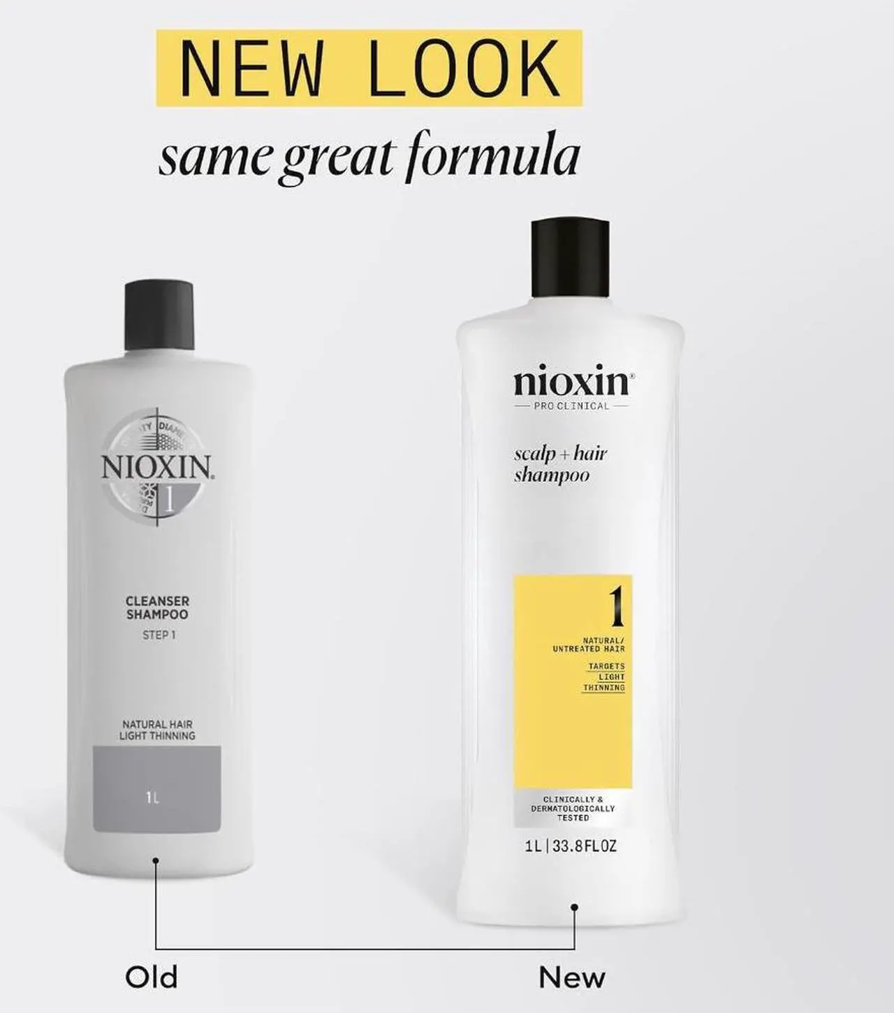 Main image of Nioxin System 1 scalp  Hair Thickening Shampoo, For Natural Hair with Light Thinning, 33.8 fl oz