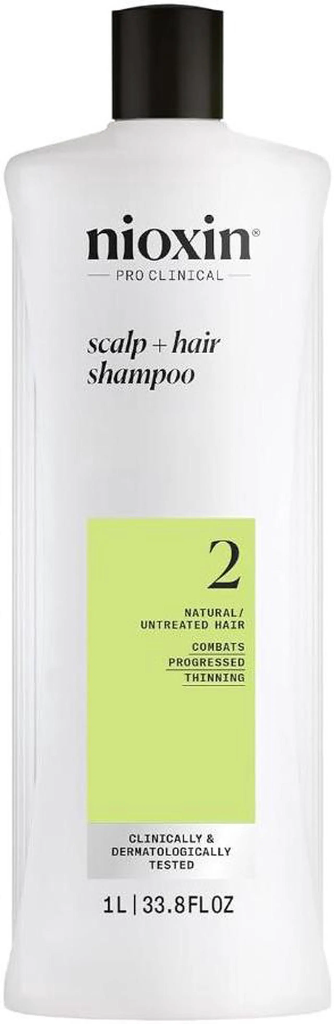 Alt view image 2 of 4 - Nioxin System 2 Scalp + Hair Thickening Shampoo  Cleanser , For Natural Hair with Progressed Thinning, 33.8 fl oz