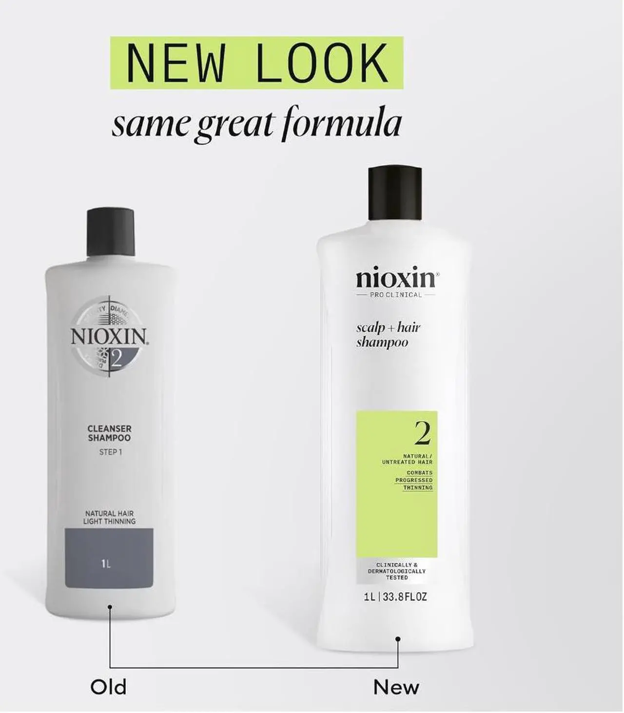 Main image of Nioxin System 2 Scalp + Hair Thickening Shampoo  Cleanser , For Natural Hair with Progressed Thinning, 33.8 fl oz