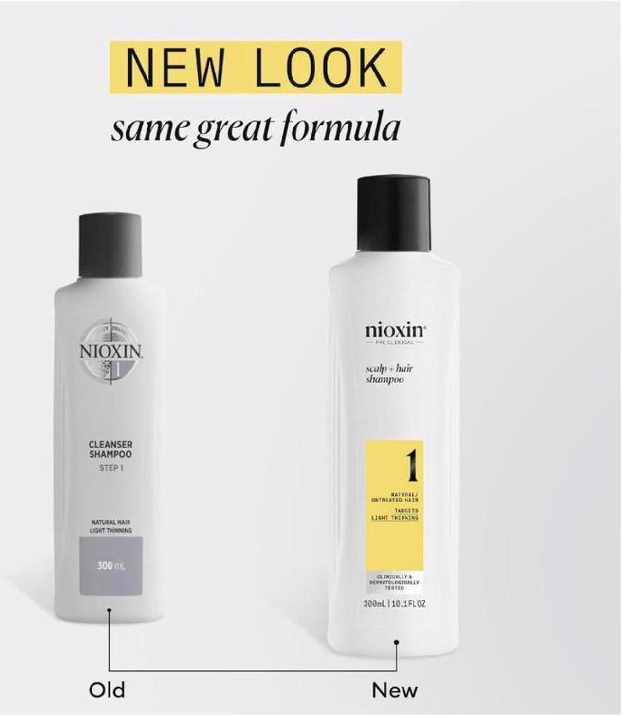 Alt view image 2 of 5 - Nioxin System 1 Cleansing Shampoo and Conditioner 10.1 oz Set