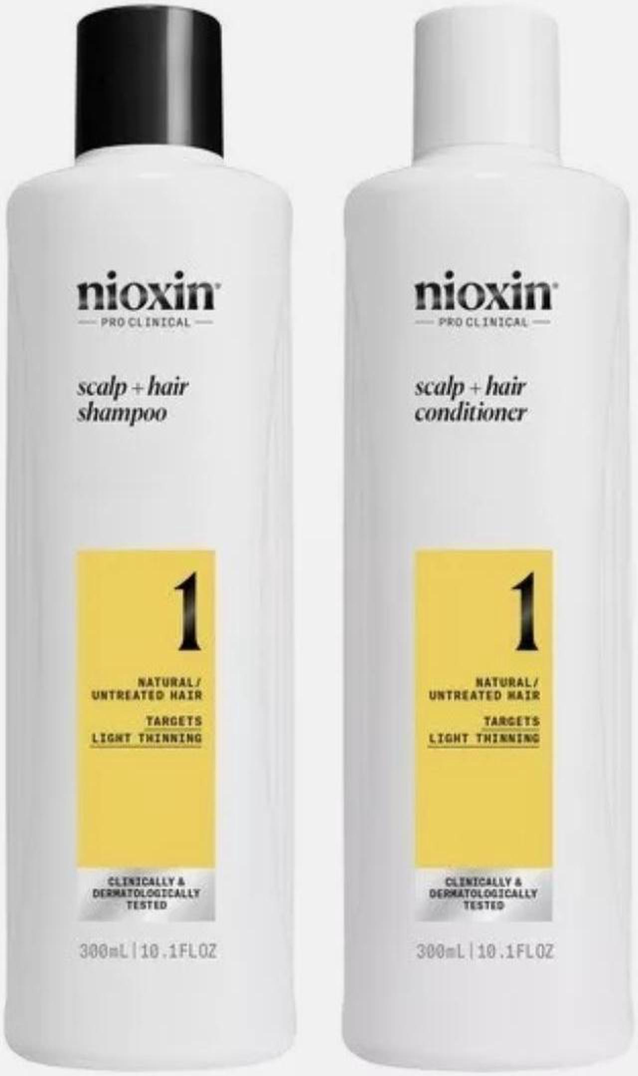 Main image of Nioxin System 1 Cleansing Shampoo and Conditioner 10.1 oz Set