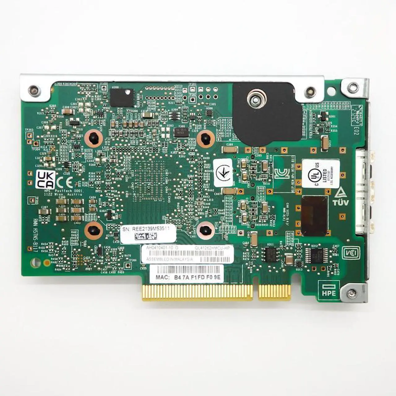 Alt view image 4 of 6 - HPE 867334-B21 Ethernet 10/25GB 2-Port 622FLR-SFP28 Converged Network Adapter