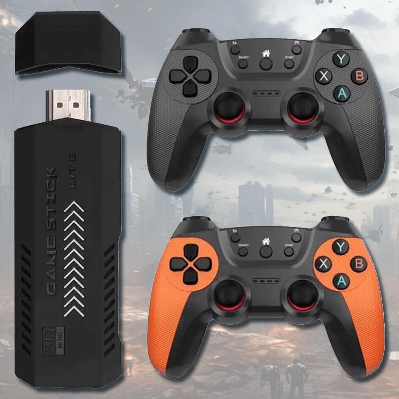 Alt view image 6 of 6 - NDUP X2 Wireless Retro Game Console Set, Smoothly Connected via 4K HDMI, with 40,000 Built-in Classic Games, 40 + Emulators, and Dual Wireless Controllers for Plug & Play 128GB