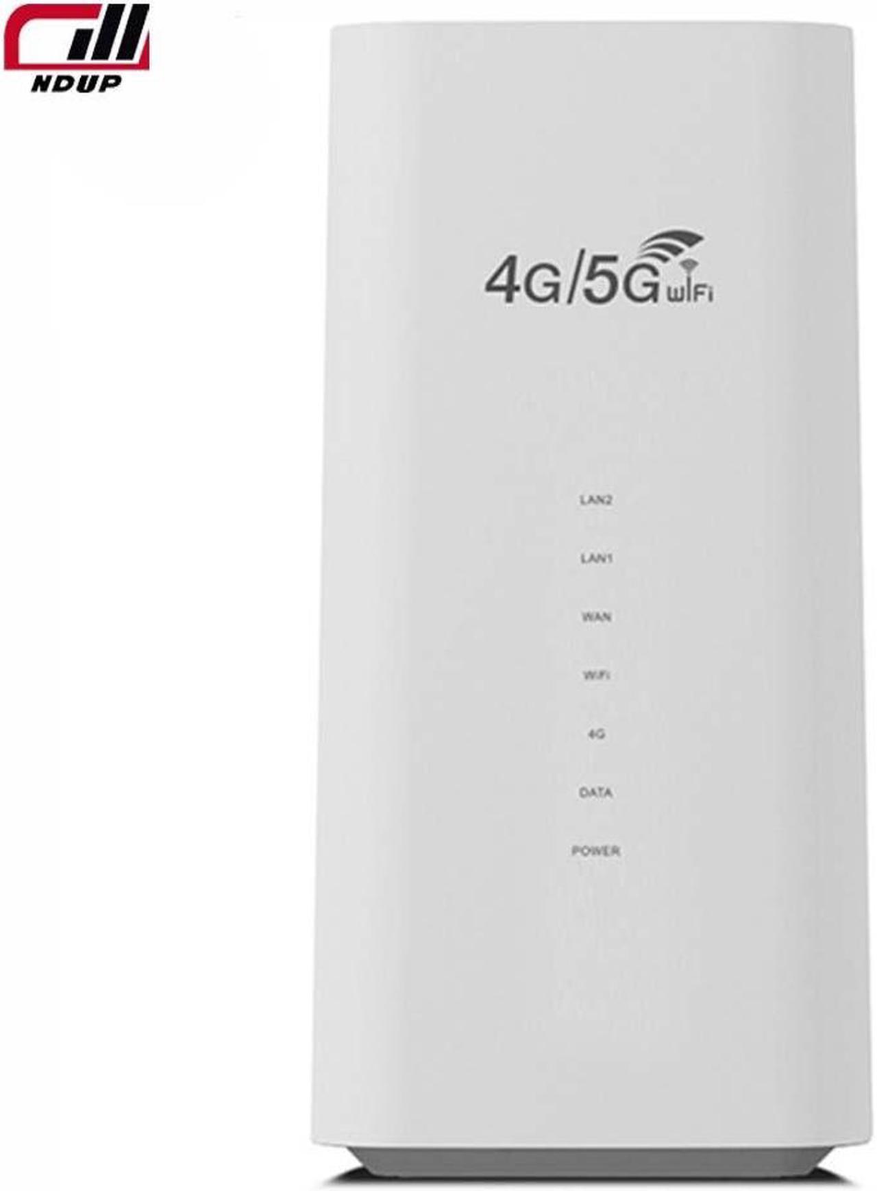 NDUP CPF101 4G/5G Router, Dual Band 2.4GHz & 5GHz, Connects Up to 32 Devices, 300Mbps, SIM Card Slot