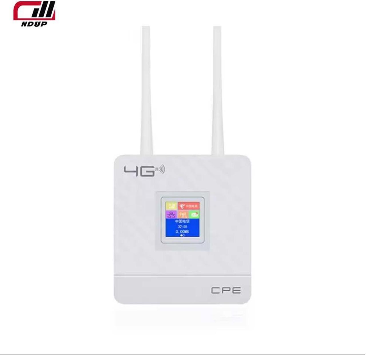 NDUP CPF903 Wireless 4G WiFi Router - 150Mbps Speed, SIM Card Slot for Easy Internet Access