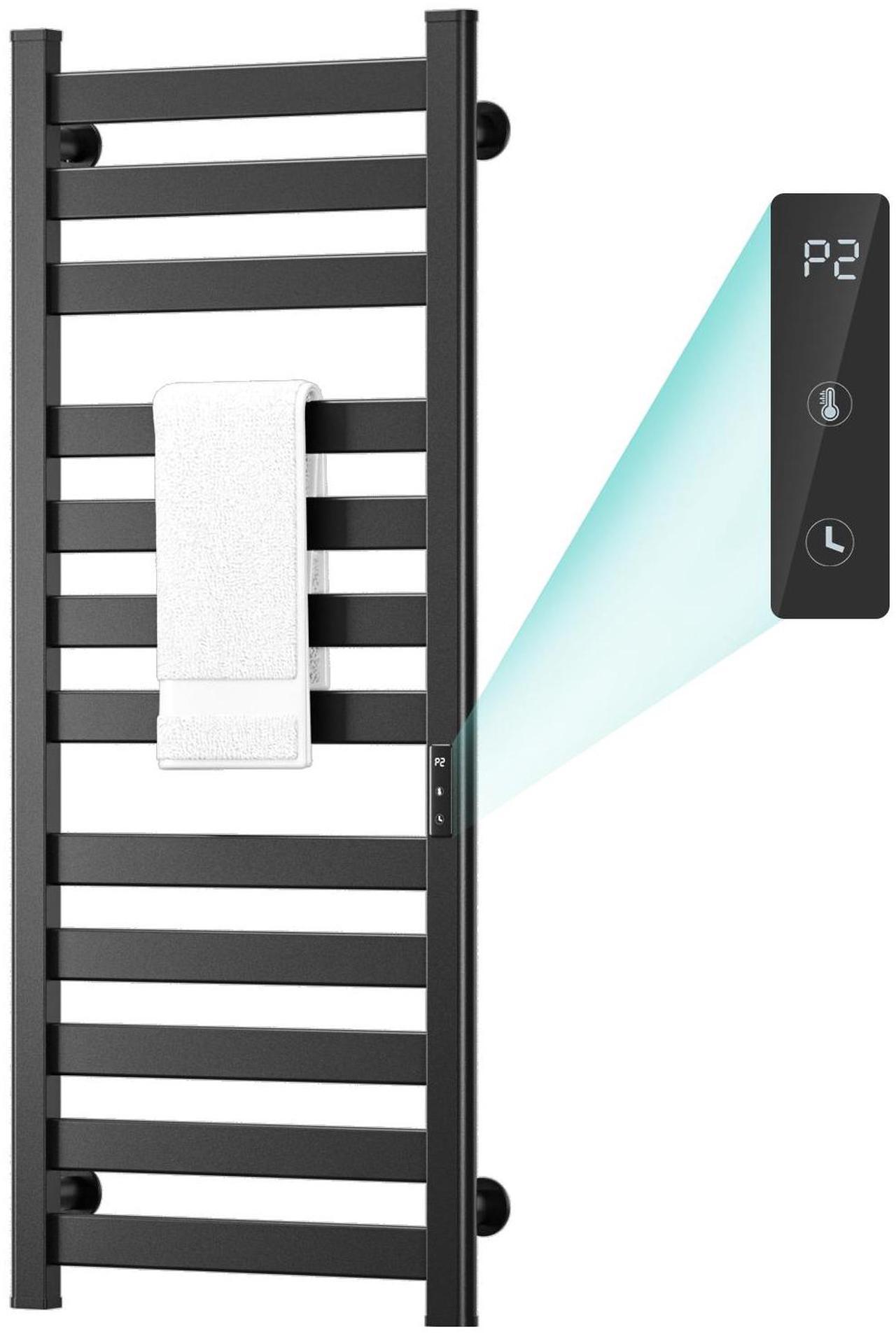 Main image of Wooohoo Wall-Mounted Towel Warmer H120cm - 12 Rails & IPX4 Waterproof Smart Touch Control (110-170°F) + 15-20 Towels Capacity | Ideal for Home/Hotel/Gym/Spa