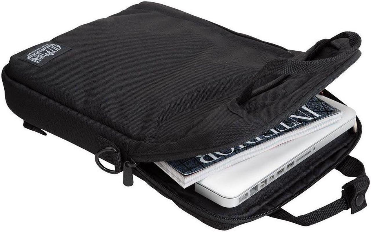 Alt view image 3 of 5 - Manhattan Portage Commuter 13 inches Laptop Bag, Laptop Briefcase with Detachable Straps, Laptop Bag for Men & Women, Commuter Laptop Bag, Grey