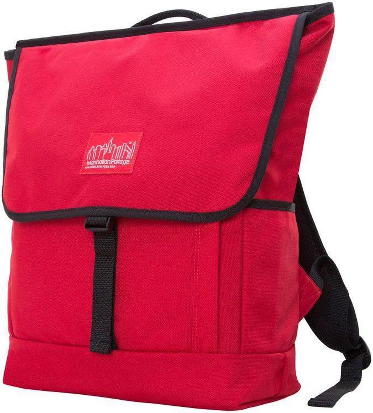 Main image of MANHATTAN PORTAGE WASHINGTON SQUARE LAPTOP BACKPACK, EVERYDAY BACKPACK WITH 15 INCHES LAPTOP SLEEVE, IPAD, TABLETS, 15" LAPTOP BACKPACK, RED