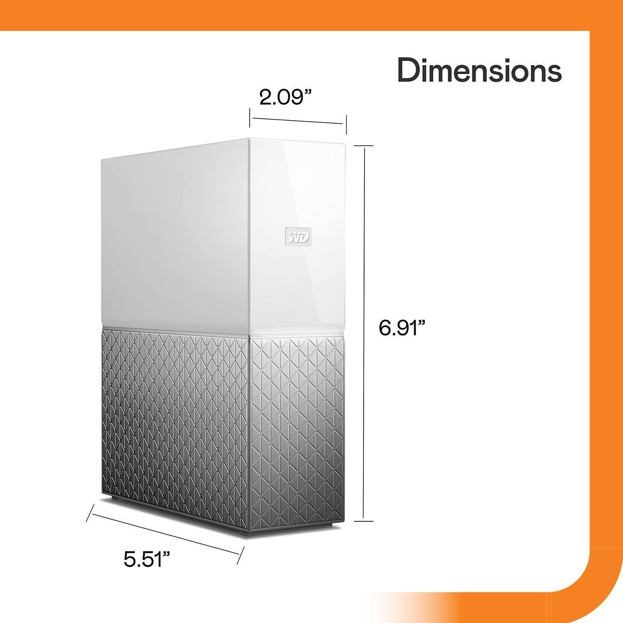 Alt view image 2 of 5 - WD 8TB My Cloud Home Personal Cloud