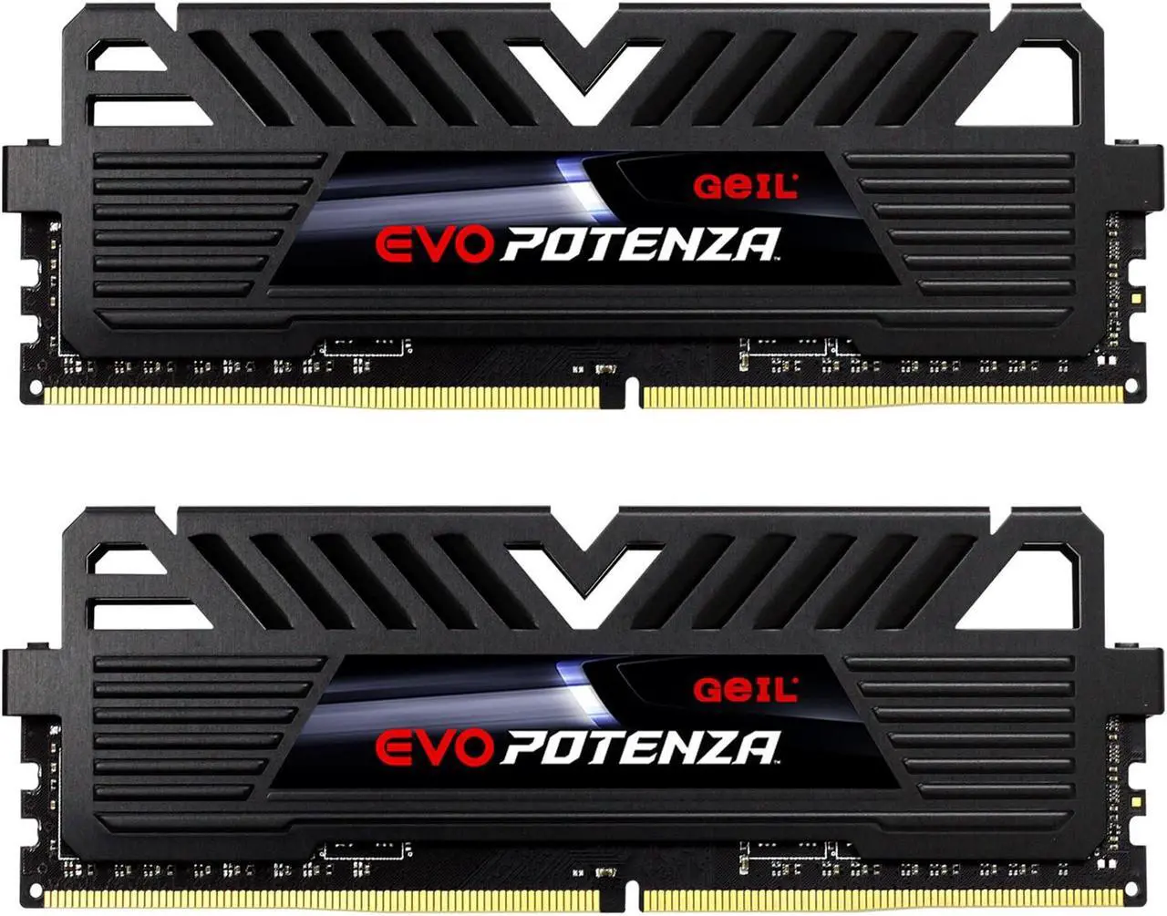 Main image of GeIL EVO Potenza AMD/Intel 32GB (2x16GB) 288-Pin PC RAM DDR4 3200 (PC4 25600) Desktop Memory Model GAPB432GB3200C18ADC