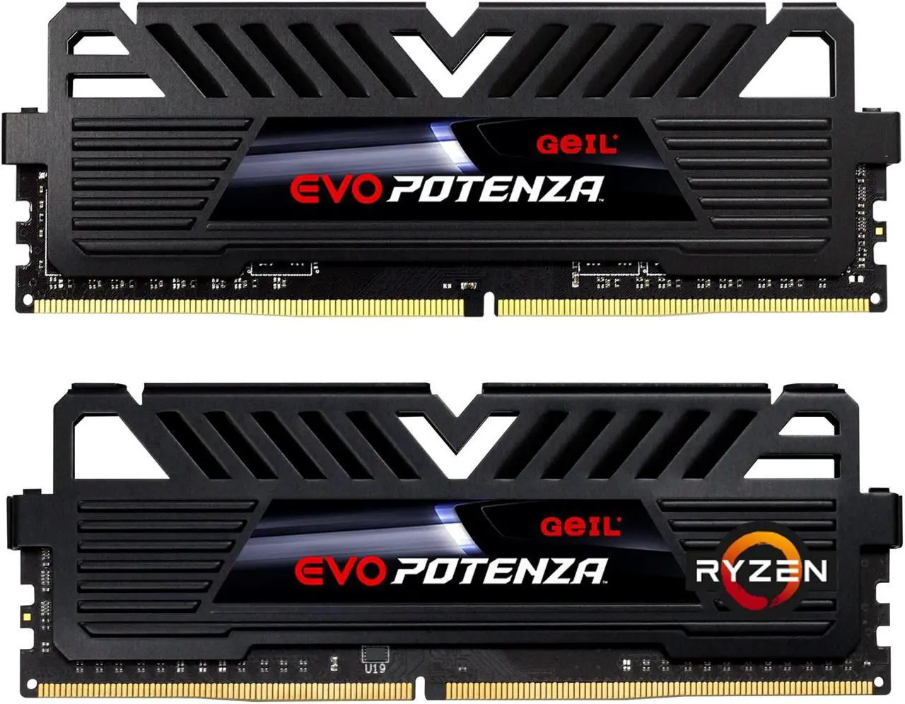 Alt view image 3 of 5 - GeIL EVO Potenza AMD/Intel 32GB (2x16GB) 288-Pin PC RAM DDR4 3200 (PC4 25600) Desktop Memory Model GAPB432GB3200C18ADC