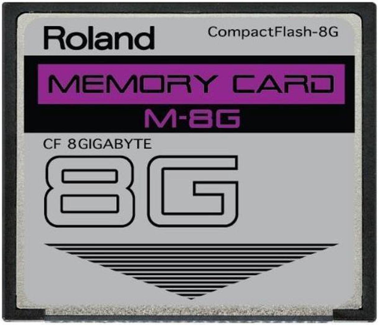 Main image of Roland 8GB M-8G CompactFlash CF Memory Card for MC-808, SP-404, SP-555, V-Synth, G-70, TD-20, Fantom and more