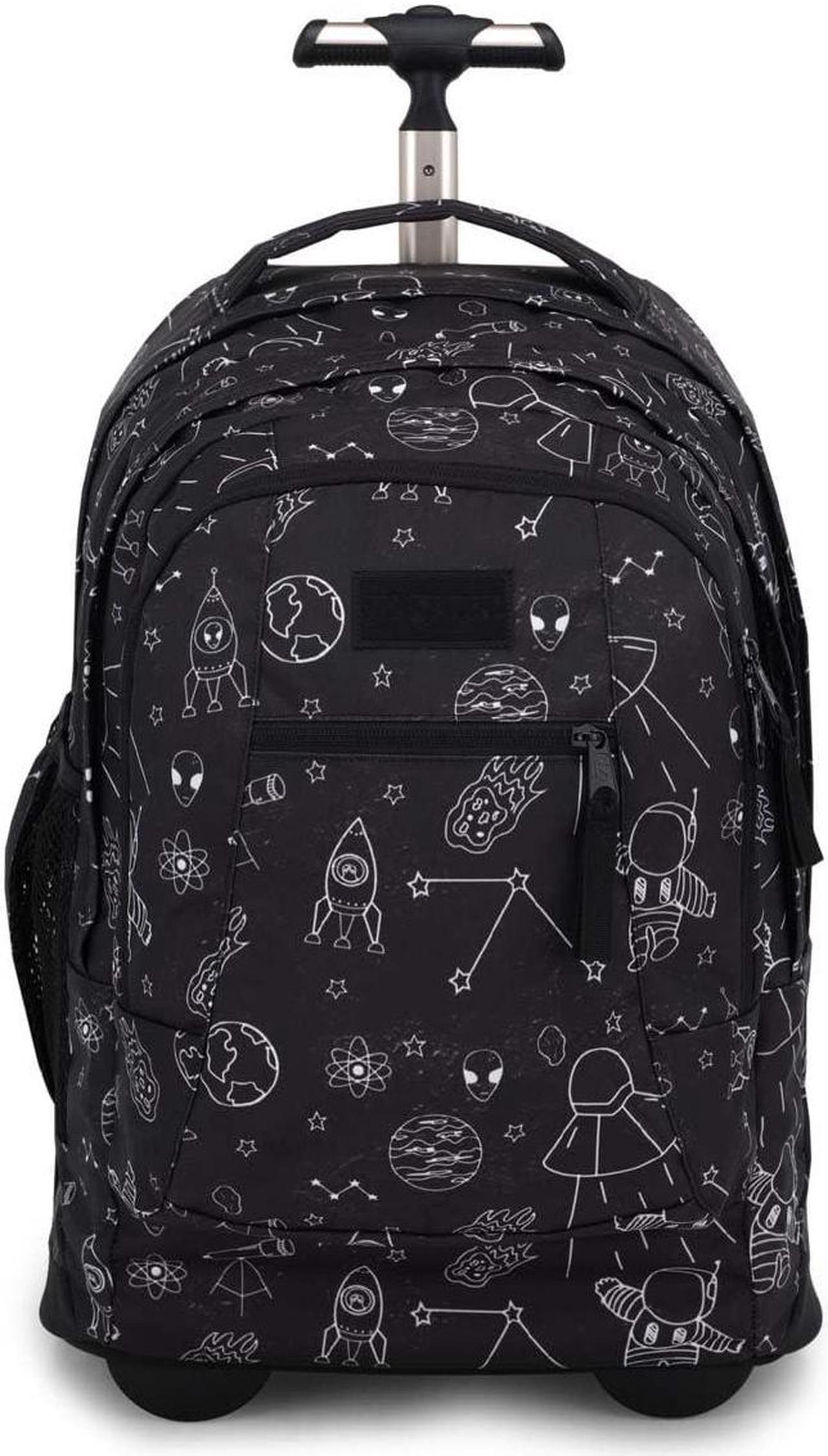 Main image of JanSport Driver 8 Rolling Backpack - Wheeled Travel Bag with 15-Inch Laptop Sleeve, One Size, Cosmic City