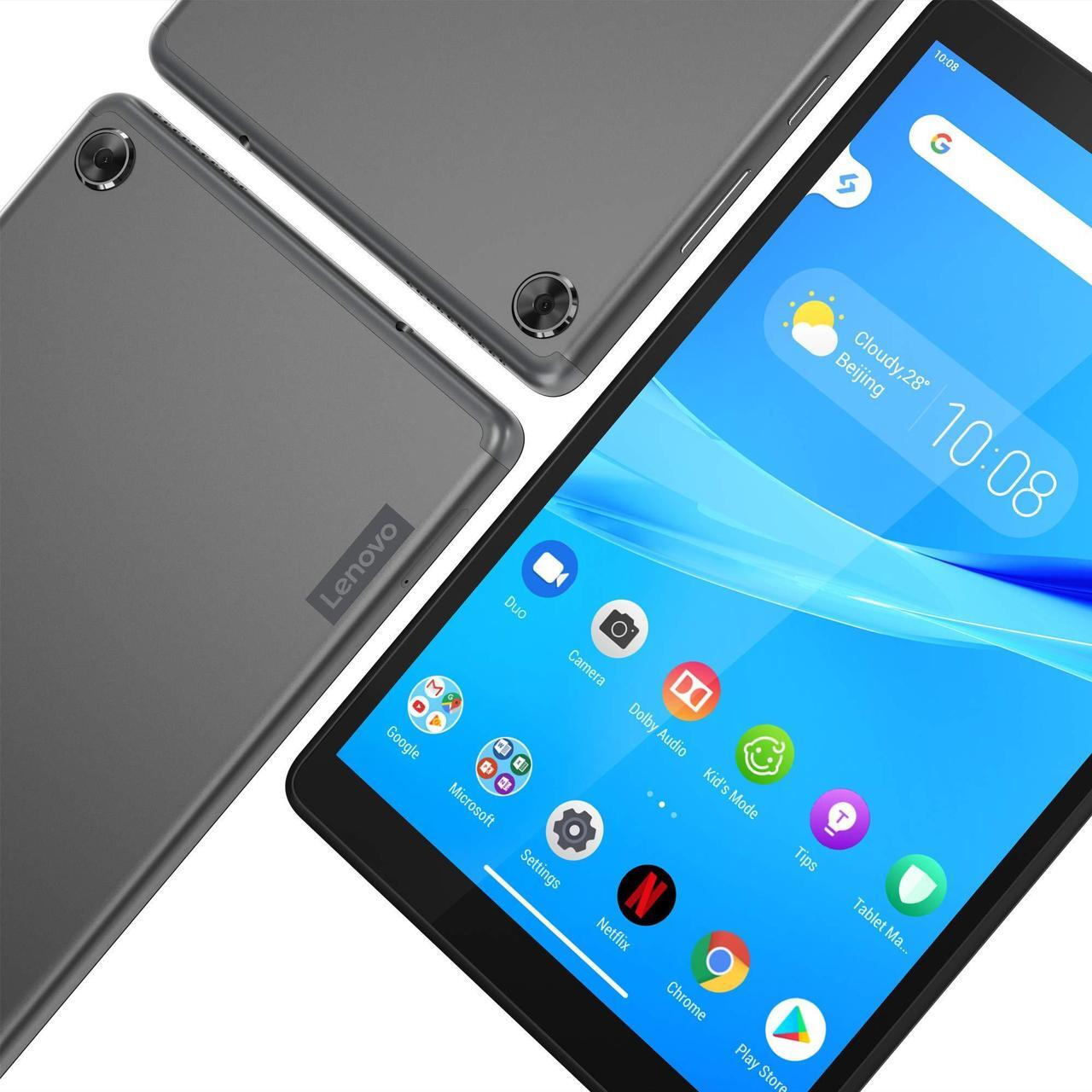 Alt view image 2 of 5 - Lenovo Tab M8 Tablet, HD Android Tablet, Quad-Core Processor, 2GHz, 16GB Storage, Full Metal Cover, Long Battery Life, Android 9 Pie, Slate Black