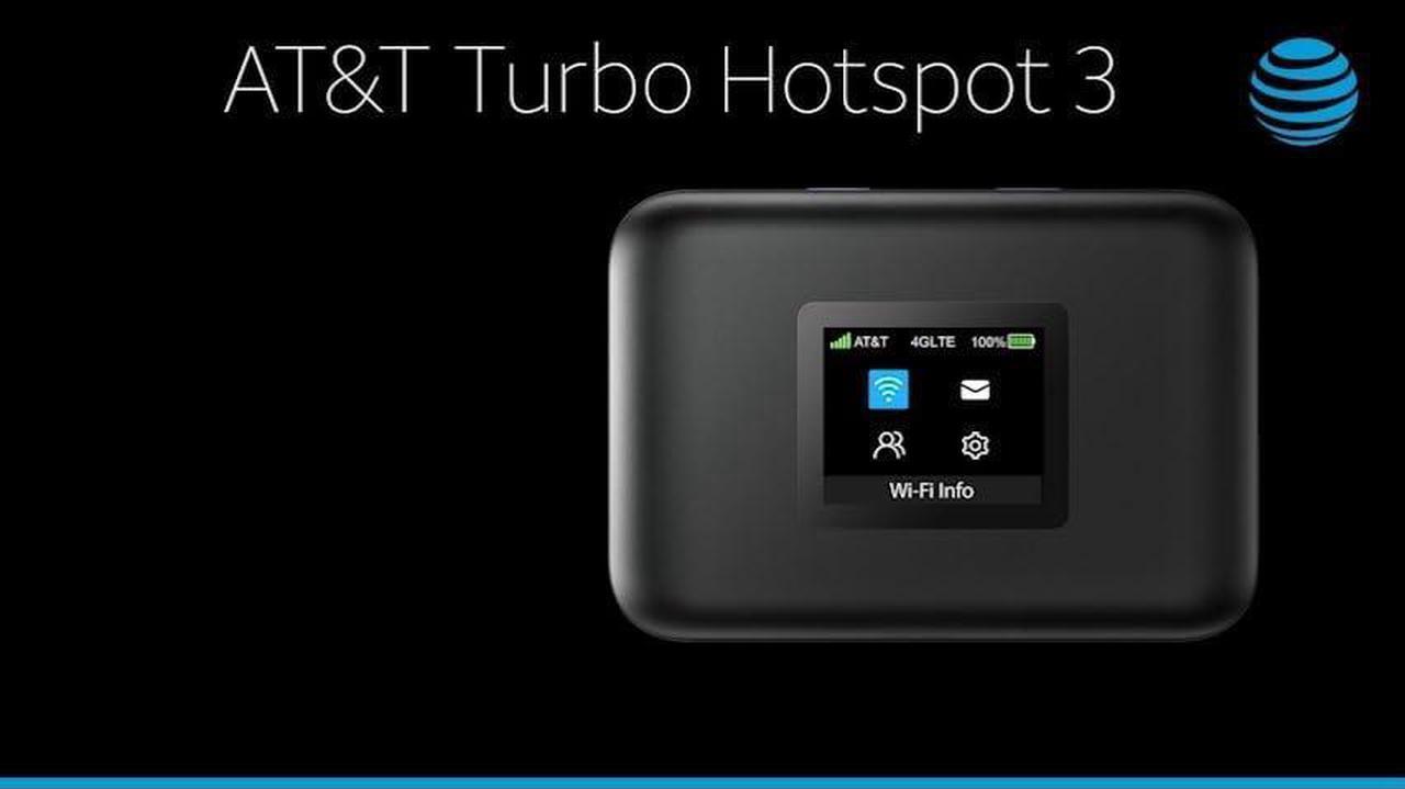 Main image of AT&T Turbo Hotspot 3 256 MB, Black - Prepaid Hotspot