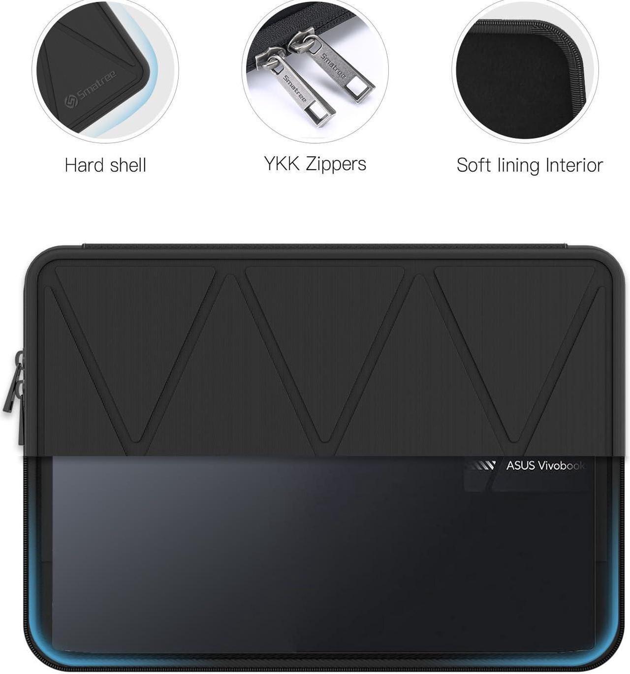 Alt view image 4 of 5 - Smatree 15.6inch Hard Laptop Sleeve Only for ASUS Vivobook Pro 15X, 15.6inch ASUS Chromebook Flip CM5 (CM5500) Bag, ASUS ExpertBook B1 B1500 Laptop Sleeve(Not Fit with Other Brand 15.6inch Laptop!)