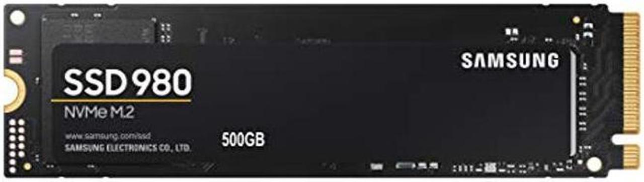 Main image of SAMSUNG 980 SSD 500GB PCle 3.0x4, NVMe M.2 2280, Internal Solid State Drive, Storage for PC, Laptops, Gaming and More, HMB Technology, Intelligent Turbowrite, Speeds up-to 3,500MB/s, MZ-V8V500B/AM