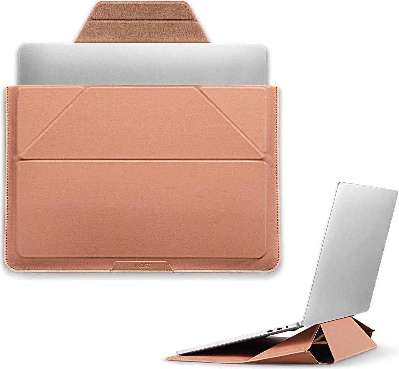 Main image of MOFT Laptop Bag Sleeve for MacBook Computer Expandable Storage, Two Adjustable Angles, Ultra-Slim Stylish Pieces Laptop Case, Class Nude, 15"-16"