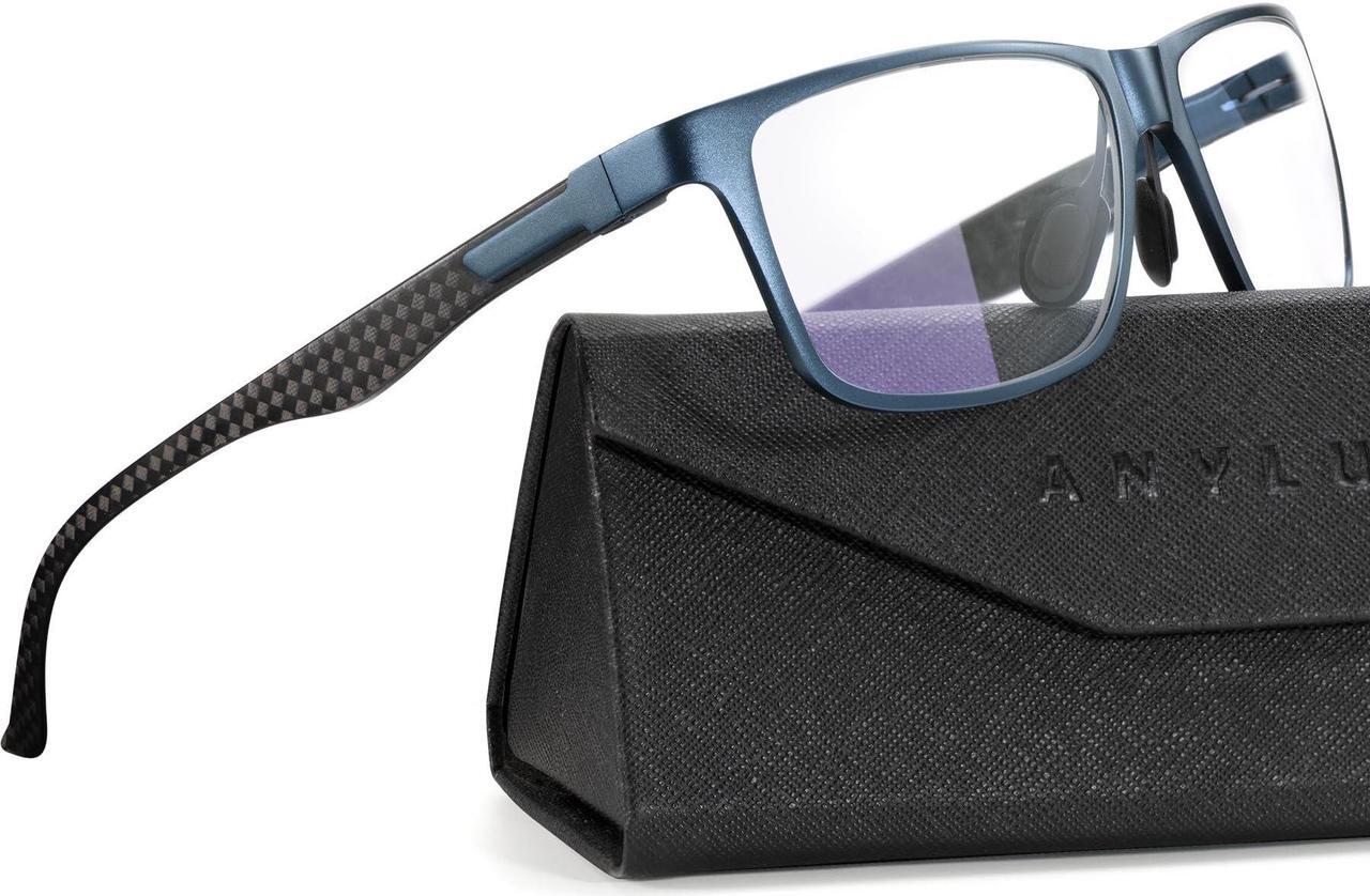 Main image of ANYLUV Reading-Glasses-Men Mens Reading Glasses: Blue Light Reader Glasses Carbon Fiber Computer Screen Blocking