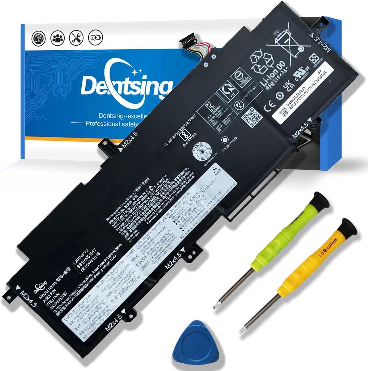 Main image of Dentsing L20D4P72 Battery Compatible with Lenovo ThinkPad T14s 2nd Gen 2021 T14s 2021 Series Notebook L20C4P72 SB10W51916 5B10W51815 L20M4P72 SB10W51915 5B10W13976 L20L4P72 SB10W51914 5B10W13976