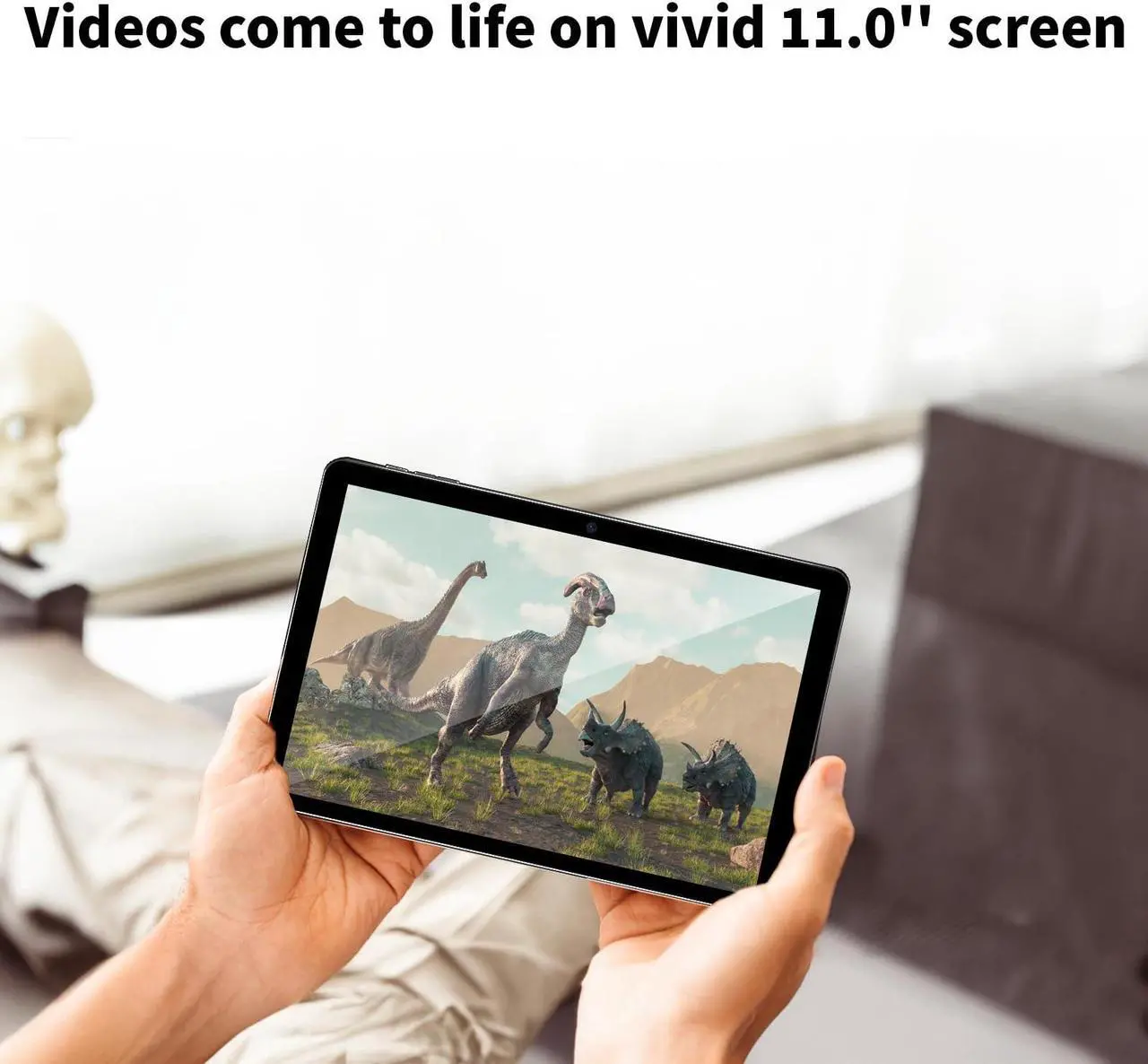 Alt view image 5 of 5 - Android 14 Tablet 11inch, Support Face Unlock, 18W Fast Charging, 12GB+128GB+512GB Expand, Octa-core CPU, 8000mAh Large Battery WiFi6, BT5.0,Touchscreen Display, Widevine L1 Tableta, 2in1 Tablet PC