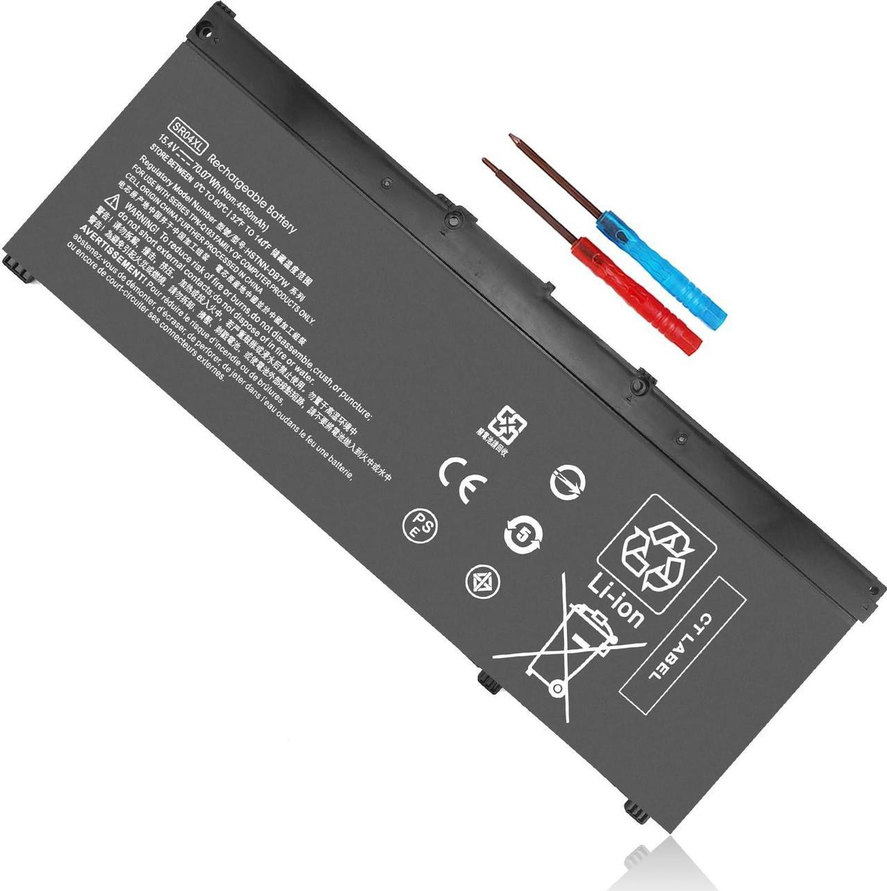 Main image of Emanjor SR04XL 917724-855 Battery for HP Omen 15-ce0xx 15-dc0xx 15-dc1xxx 15-ce198wm 15-ce019dx 15-ce018dx 15-ce011dx 15-dc0020nr 15-dc0051nr 15-dc0096nr Pavilion 15-cb0xx 15-cx0xx 15-cx0056wm SR03XL