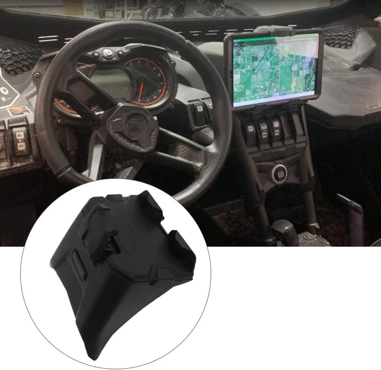 Alt view image 3 of 5 - Electronic Device Tablet Phone Holder, Device Tablet Holder Storage Mount Electronic Device Holder Compatible with Maverick X3 Accessories Storage Box Organizer Tray