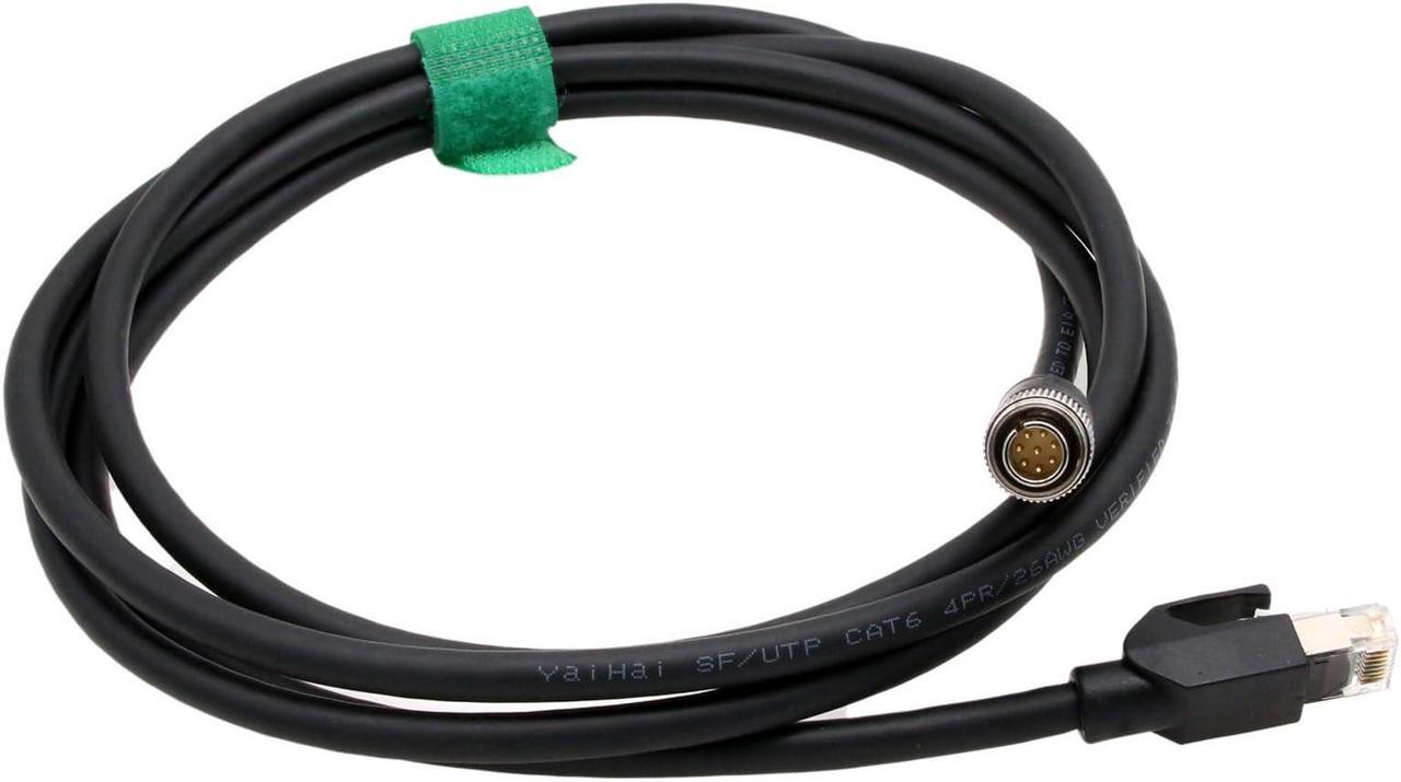 Alt view image 4 of 5 - HangTon 2pcs Cat6 Ethernet Cable EX3 F55 Venice Camera RCP-1001 3100 Remote Controller Hirose 8pin to RJ45 for Sony 1M CCA-5