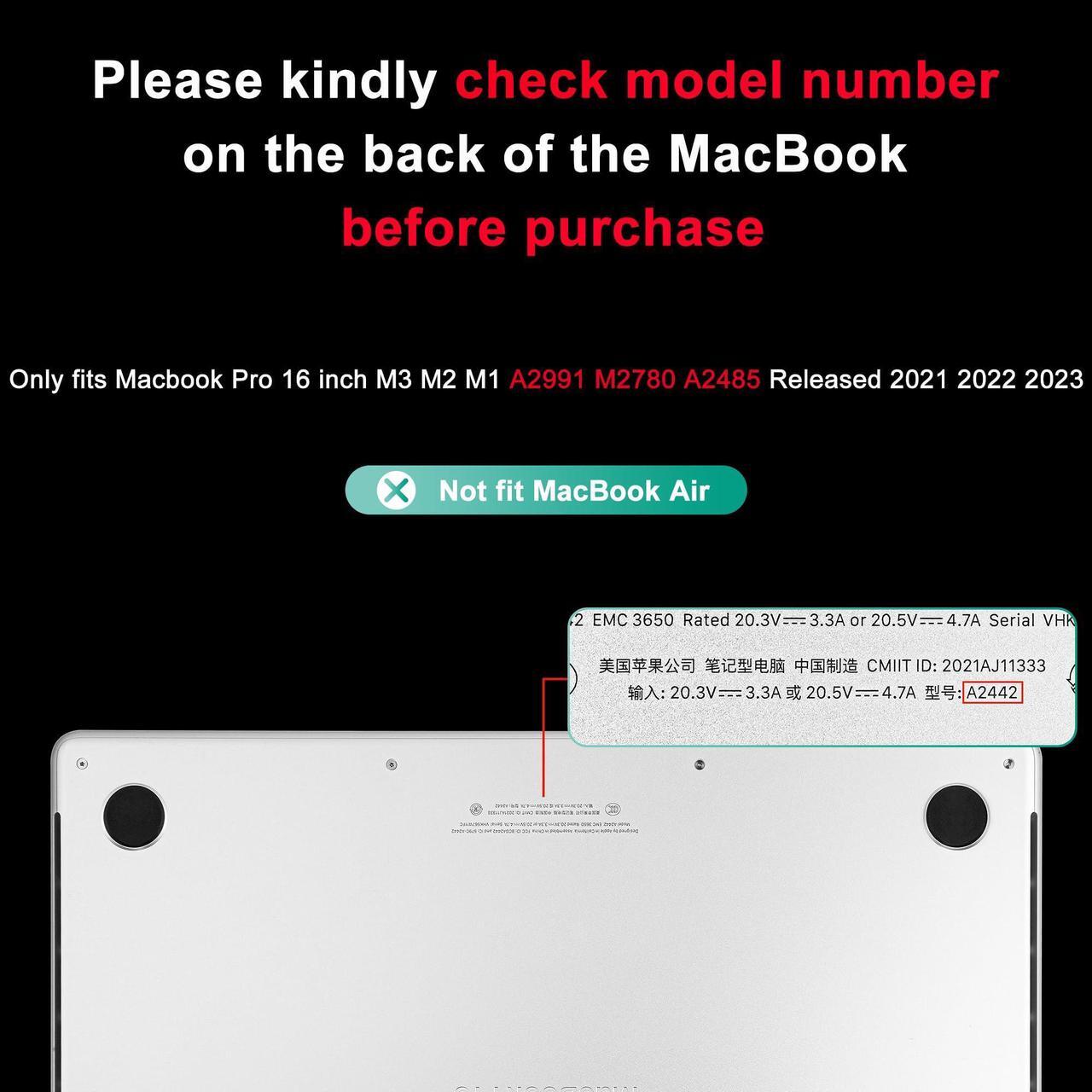 Alt view image 2 of 5 - May Chen Compatible with MacBook Pro 16 inch Case A2991 M3 M2780 M2 A2485 M1 Chip 2023 2022 2021 Release, Sturdy Protection Finish Hard Shell Case Cover with Fold Kickstand, Elephant