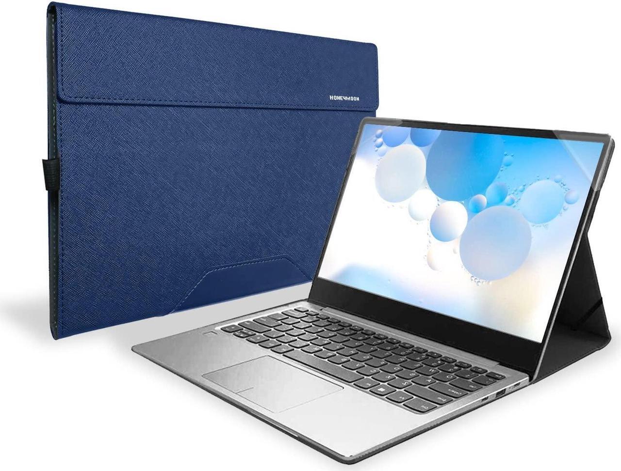 Main image of Honeymoon Case Cover Compatible with 14" Samsung Galaxy Book 4/3 Pro[Not fit Galaxy Book4/3 360], PU Leather Folio Stand Protective Hard Shell Case,S043-Blue