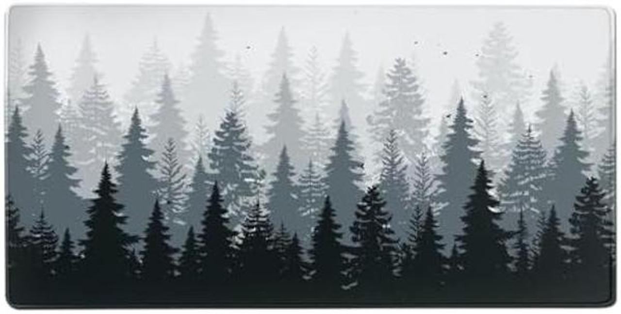 Main image of AQQA 3XL Huge Mouse Pads Oversized (48''x24''),Gaming Mouse Mat Forest Background Pattern XXXL Large Mouse Mat Long Extended Desk Mat with Non-Slip Rubber for Laptop,Computer & PC,Tree