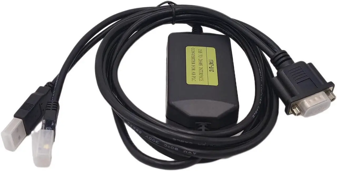 Alt view image 3 of 3 - DCYNXC 1747-UIC(USB-DH485) PLC Programming Cable Compatible with 1747-UIC USB to DH485 RS485 RS232 Interface Converter