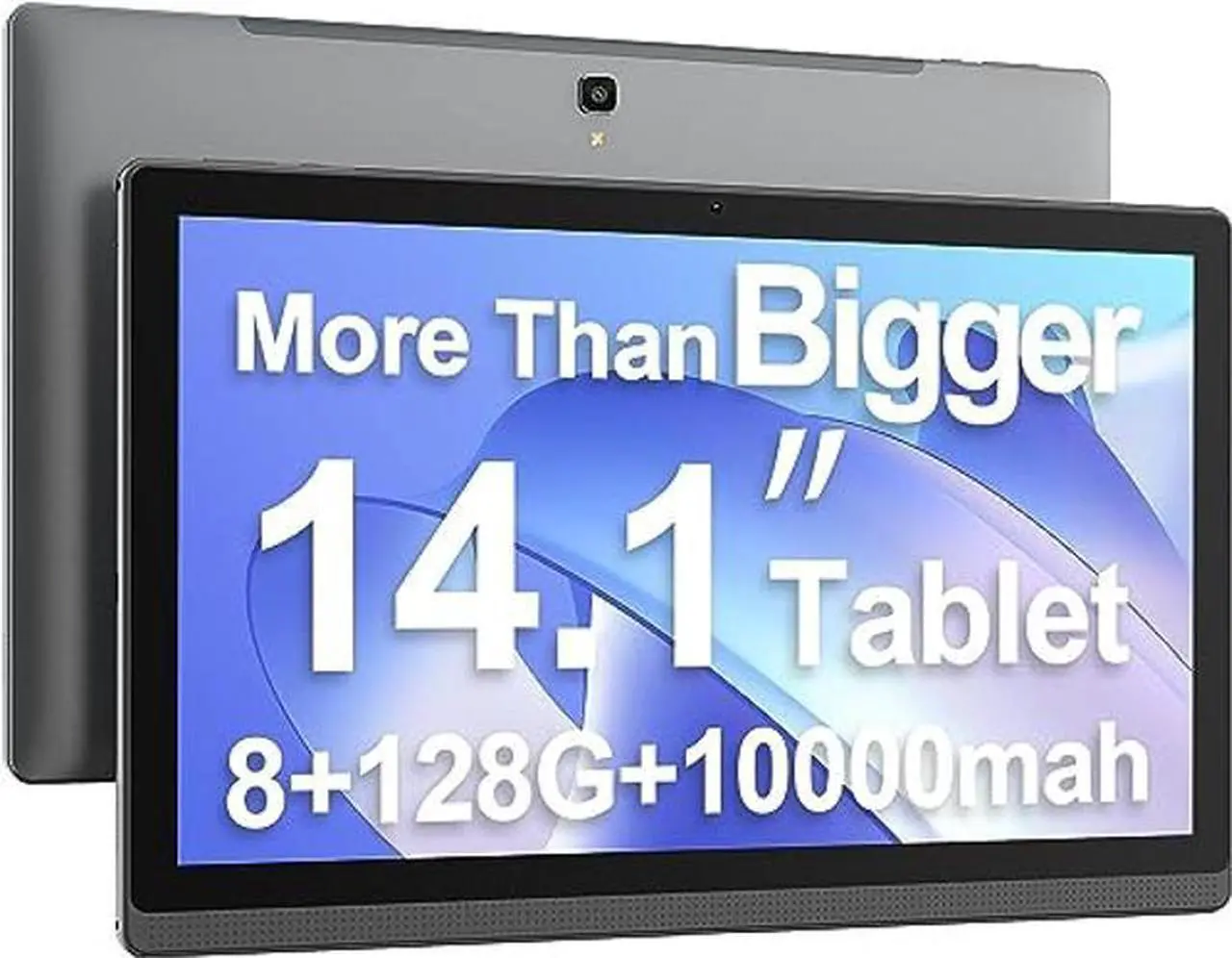 Main image of 14.1 Inch Android 12 Large Tablet, Computer Tablets with 1920 * 1080 IPS HD Display, Large Screen Tablet 2023 with Bluetooth 4.1, 6+128GB, 512G TF Card Support and 10000mah Long Battery for Work/Study