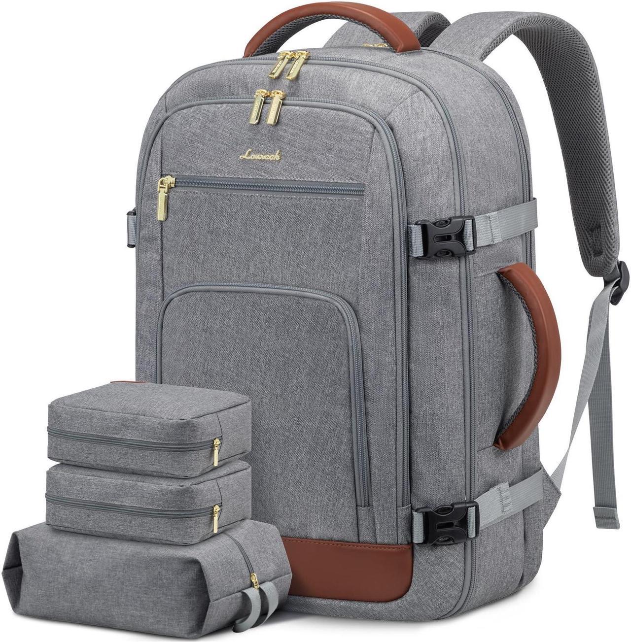 Main image of LOVEVOOK 50L Large Carry on Backpack, Travel Backpack for Women Men Flight Approved, Personal Item Travel Bag For Airplanes, Waterproof 18 Inch Laptop Backpack, Business Weekender Overnight Daypack