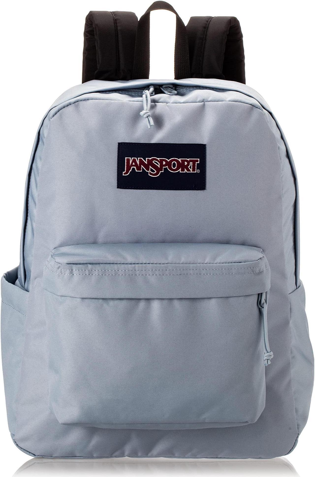 Main image of JanSport SuperBreak Plus Backpack with Padded 15-inch Laptop Sleeve and Integrated Bottle Pocket - Spacious and Durable Daypack for Work and Travel - Blue Dusk