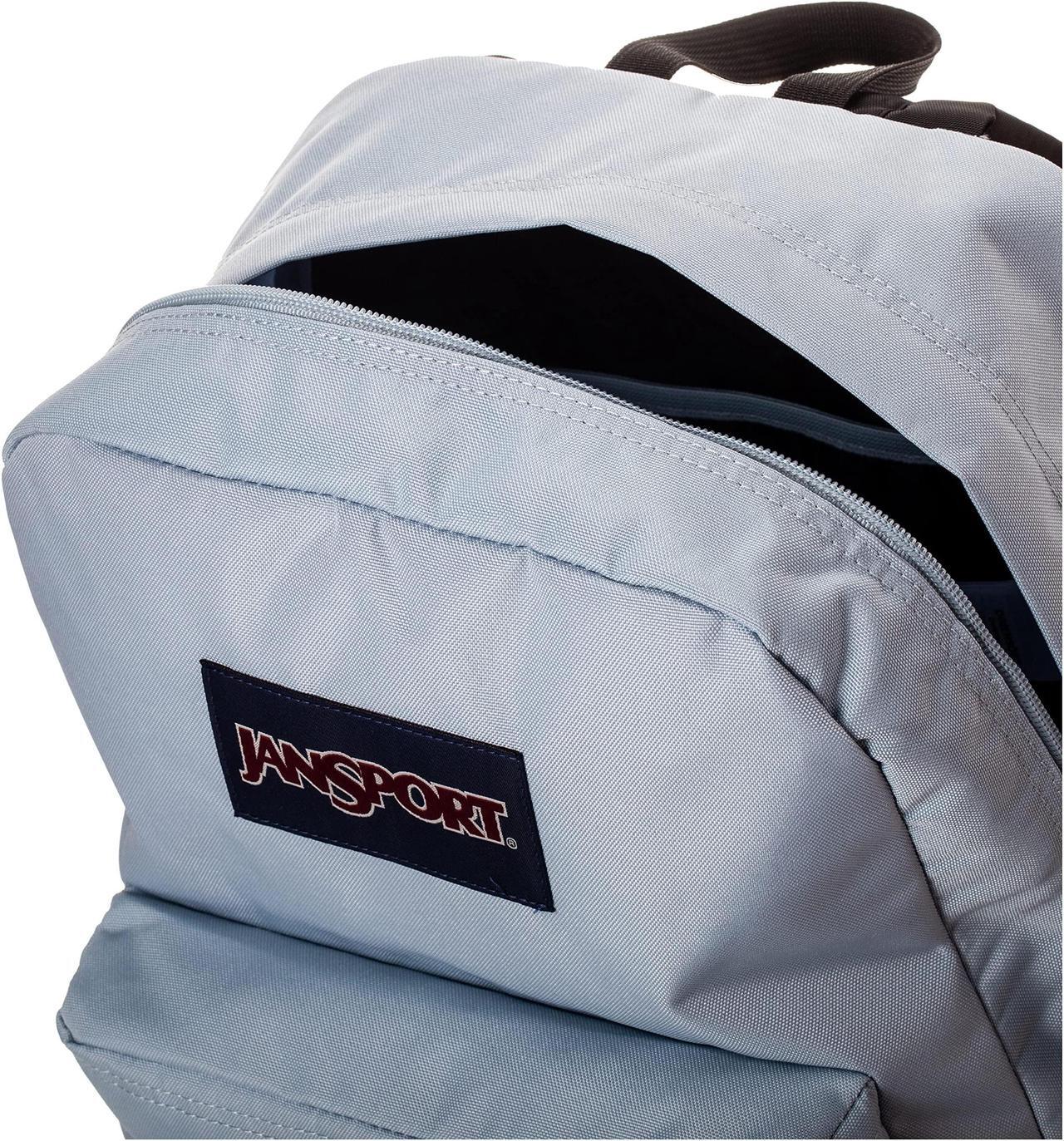 Alt view image 5 of 5 - JanSport SuperBreak Plus Backpack with Padded 15-inch Laptop Sleeve and Integrated Bottle Pocket - Spacious and Durable Daypack for Work and Travel - Blue Dusk