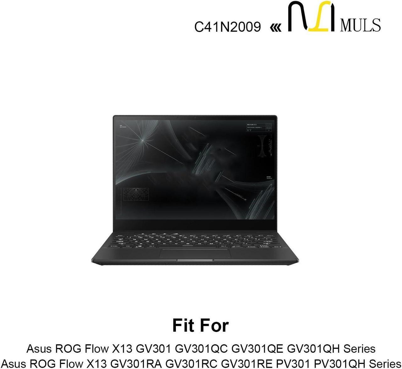 Alt view image 3 of 5 - C41N2009 Laptop Battery Replacement for Asus ROG Flow X13 GV301 GV301QC GV301QE GV301QH GV301RA GV301RC GV301RE PV301 PV301QH GV301QE-K5010T GV301QH-0072A5900H GV301RC-LJ078 GV301RE-LJ057W 62Wh 15.48V