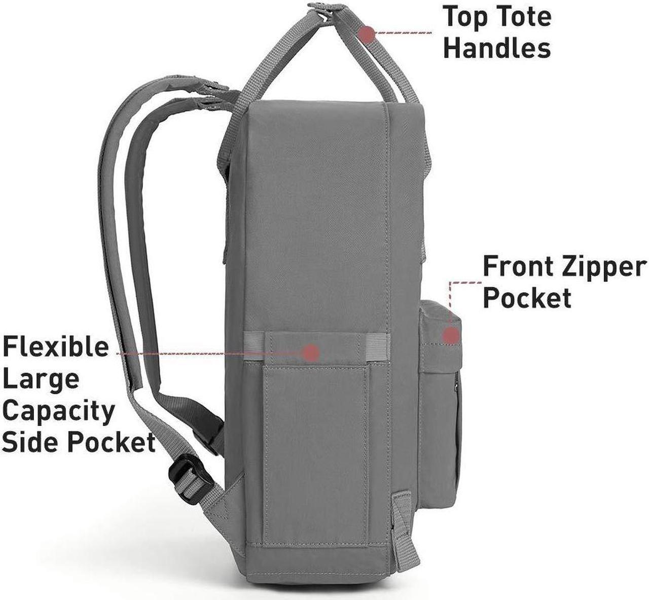 Alt view image 5 of 5 - KALIDI Casual Backpack for Women,15 Inches Laptop Backpack Classic Camping Rucksack Travel Outdoor Daypack College Bag