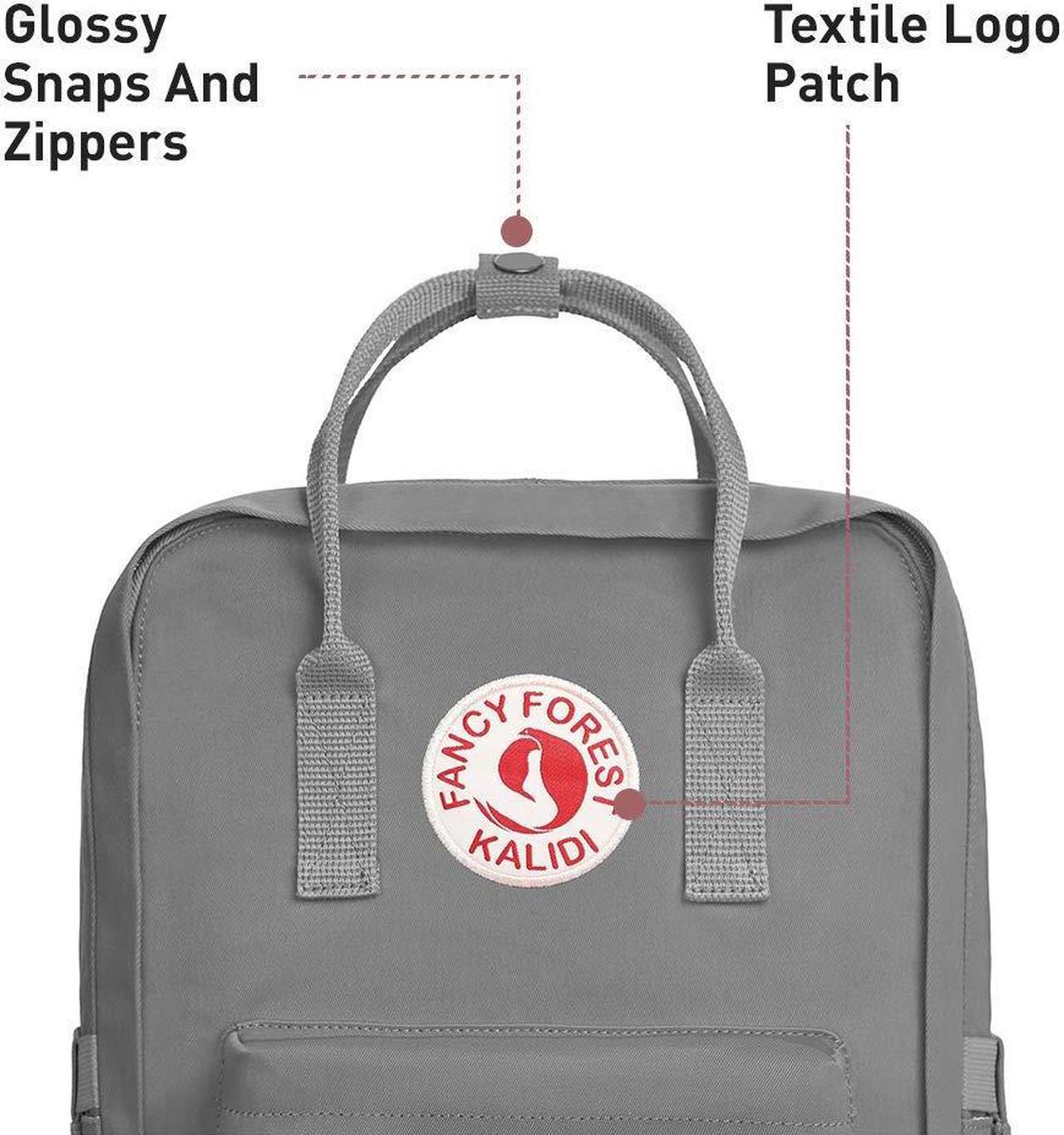 Alt view image 4 of 5 - KALIDI Casual Backpack for Women,15 Inches Laptop Backpack Classic Camping Rucksack Travel Outdoor Daypack College Bag